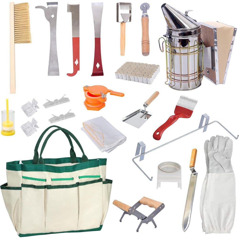 Beekeeping Supplies Beekeeping Tools Kit with Organizer Tote Starter Kit for Beginners and Professional Beekeepers price history on PriceWatchPro