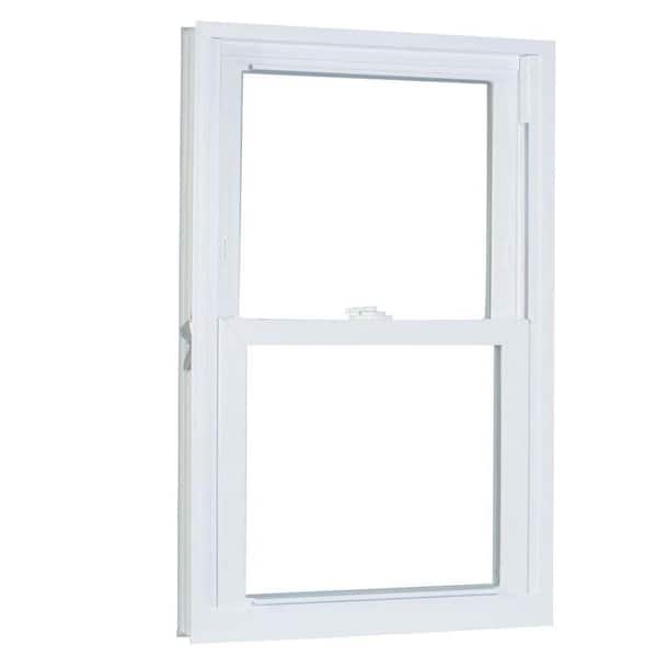 American Craftsman 35.75 in. x 37.25 in. 70 Series Pro Double Hung White Vinyl Insulated Window with Buck Frame