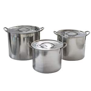 Cook N Home 24 qt. Professional Stainless Steel Stockpot with Lid 02722 -  The Home Depot