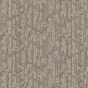 Experimental Art - Red Butte - Gray 38 oz. SD Polyester Pattern Installed Carpet