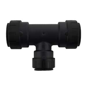 ProLock 3/4 in. x 3/4 in. x 1/2 in. Push-To-Connect Plastic Reducing Tee Fitting