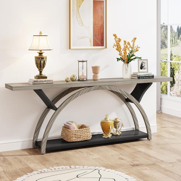 New-3Tier sale Sofa Side Console Table w/1 Drawer 2 Shelves Accent Entryway Hallway