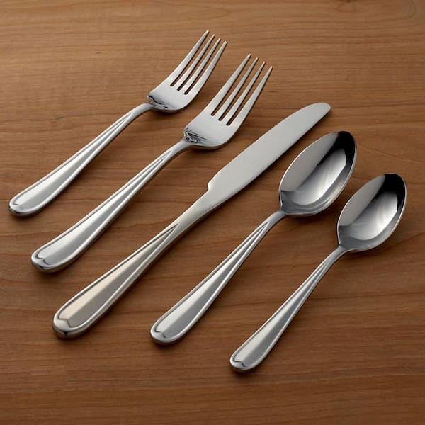 Oneida Dylan 42-Piece Silver 18/0-Stainless Steel Flatware Set