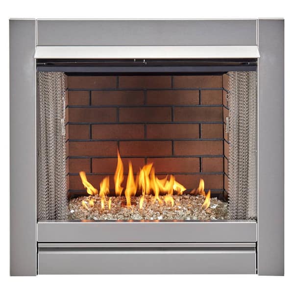 Sandstone Ceramic Fiber Brick Panel for 450 Series Outdoor Fireplace Insert - Model#FLB450-S
