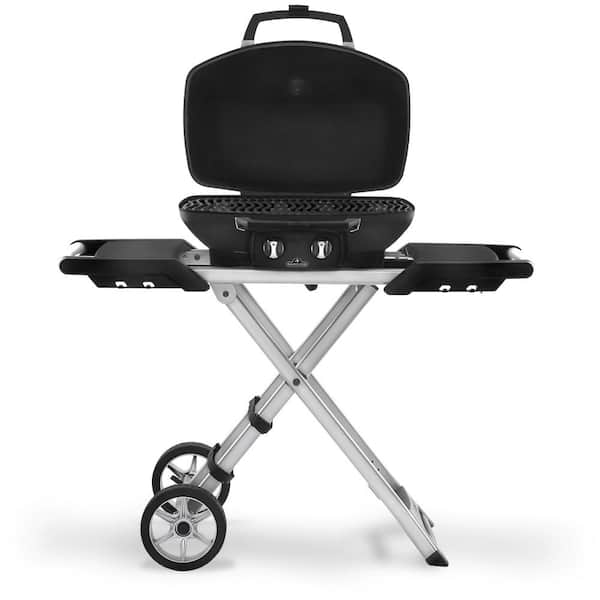 NAPOLEON with Scissor Cart Portable Grill in Black PRO285X-BK - The Home Depot
