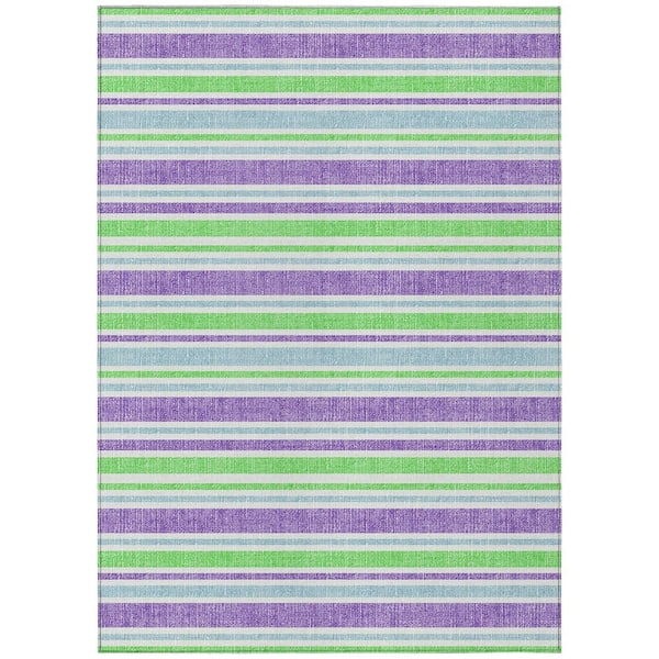 Addison Rugs Chantille ACN531 Lime 3 ft. x 5 ft. Machine Washable Indoor/Outdoor Geometric Area Rug