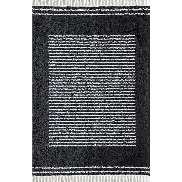 Bennett Ebony Twilight 2'6"x8' Shag Area Rug