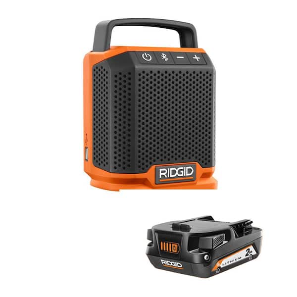 18-Volt Cordless Hybrid Jobsite Radio with Bluetooth Wireless Technology with 1.5 Ah Lithium-Ion Battery