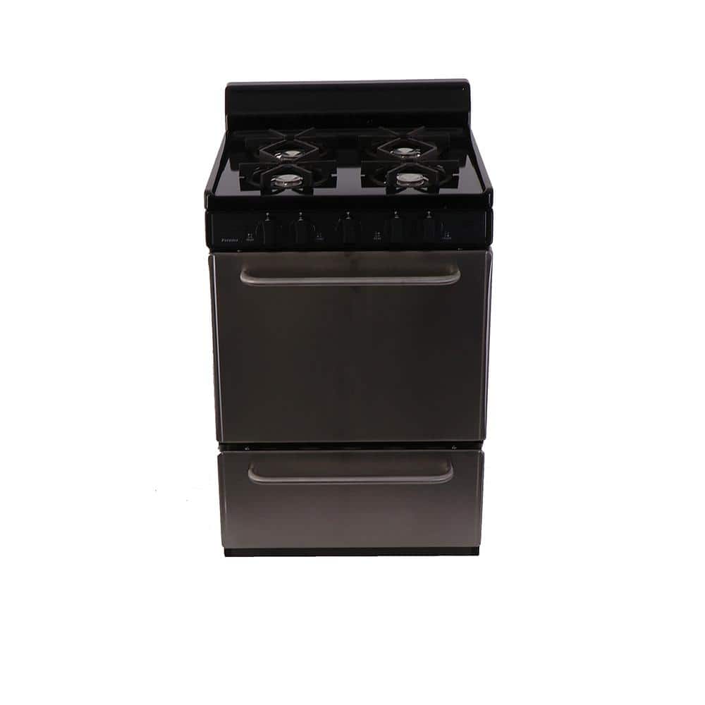 Premier 24 in. 2.97 cu. ft. Gas Range in Stainless Steel SCK600BP - The ...