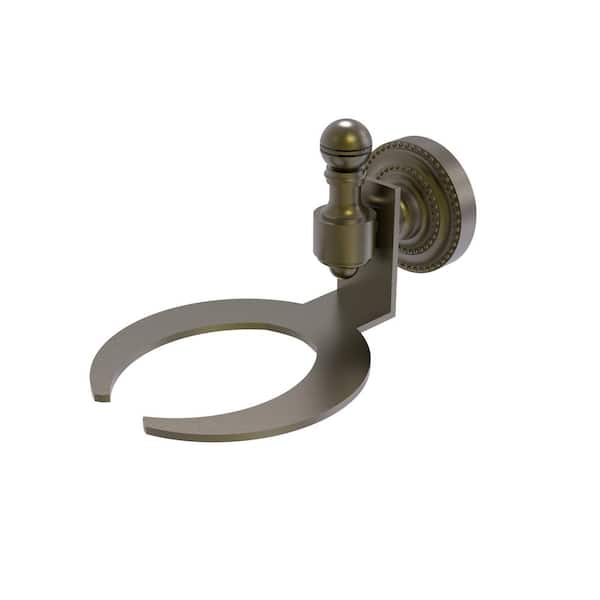 Allied Brass Retro-Dot Collection Wall Mounted Soap Dish in Antique Brass
