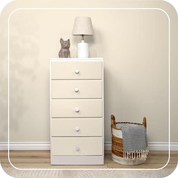 BEHR PREMIUM 1 qt. #YL-W4 Linen White Interior Chalk Decorative Paint  710004 - The Home Depot