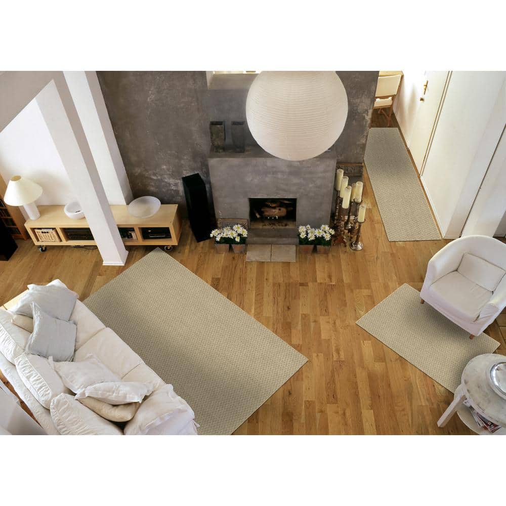Garland Rug Town Square Indoor Rug Set, 3 Piece (2'x5',3'x4', 5'x7') Tan