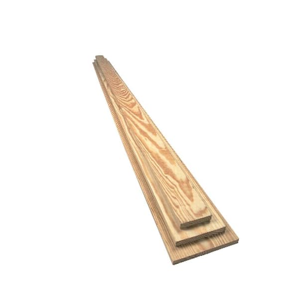 Unbranded 1 in. x 4 in. x 12 ft. Southern Yellow Pine Board