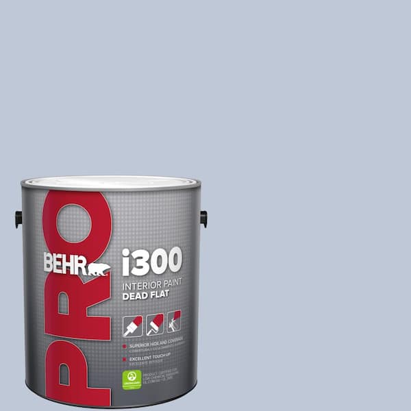 BEHR PRO 1 gal. #MQ3-62 Dancing Mist Dead Flat Interior Paint