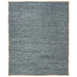 Cape Cod Gray/Natural 8 ft. x 10 ft. Border Area Rug