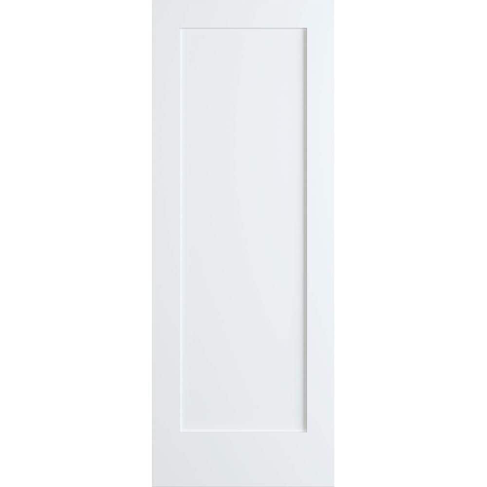 36 in. x 96 in. Shaker 1-Panel Solid Wood Pine/MDF Wood Interior Door Slab price history on PriceWatchPro