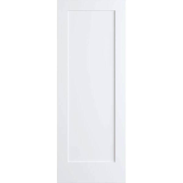 36 in x 96 in Shaker 1-Panel Solid Core Pine/MDF Wood Interior Door Slab