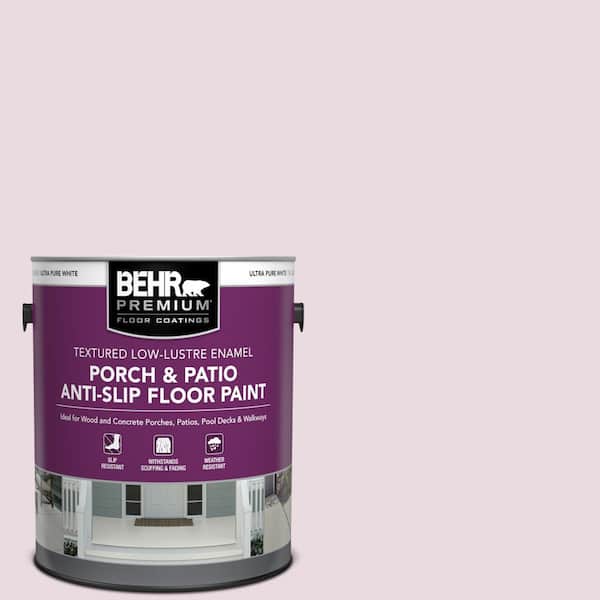 BEHR PREMIUM 1 gal. #S120-1 Wine Pairing Textured Low-Lustre Enamel Interior/Exterior Porch and Patio Anti-Slip Floor Paint