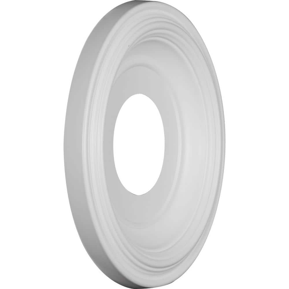 10-Inch White Traditional Thermoformed PVC Ceiling Medallion