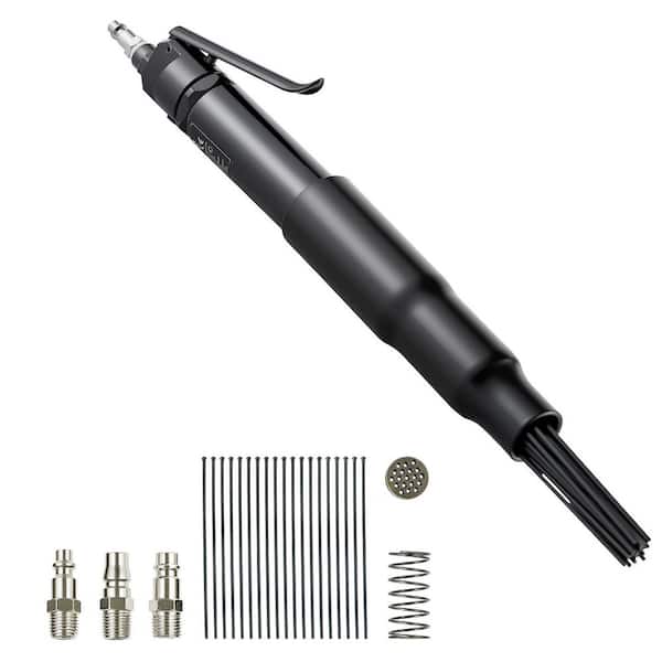 Air Needle Scaler, 3400BPM Pneumatic Scaler with 3-Speed Adjustment, 19 Hardened Needles for Rust Paint Removal