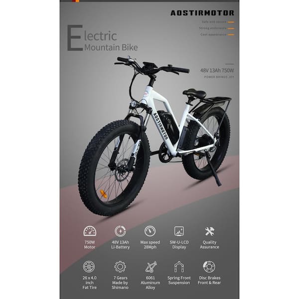 8+ Aostirmotor Electric Mountain Bike