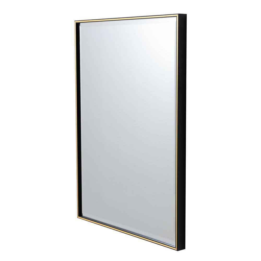 20 in. W x 28 in. H Rectangular Aluminum Framed Wall Mount Modern Decor