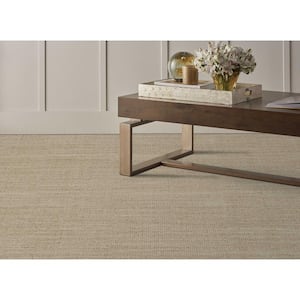 Terrestrial - Highland - Brown 13.2 ft. 35.39 oz. Wool Loop Installed Carpet