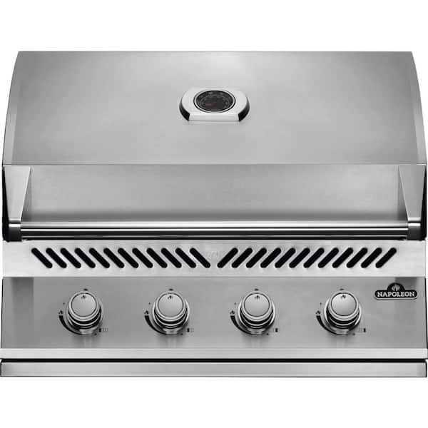 NAPOLEON Built-In 500 Series 32 in. 4-Burner Built-In Natural Gas Grill in Stainless Steel