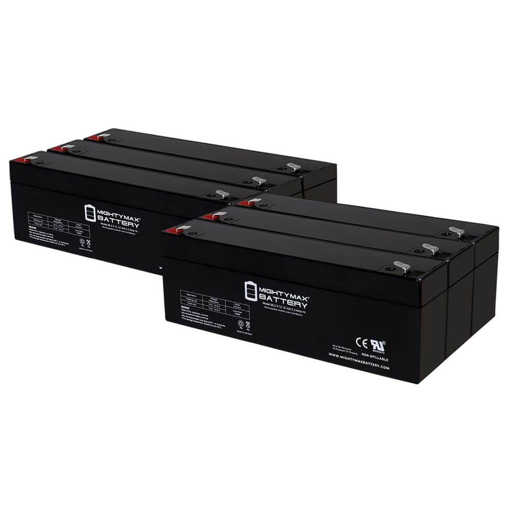 12V 2. 3AH F1 SLA Replacement Battery Compatible With Powersonic PS-1229-6 Pack price history on PriceWatchPro