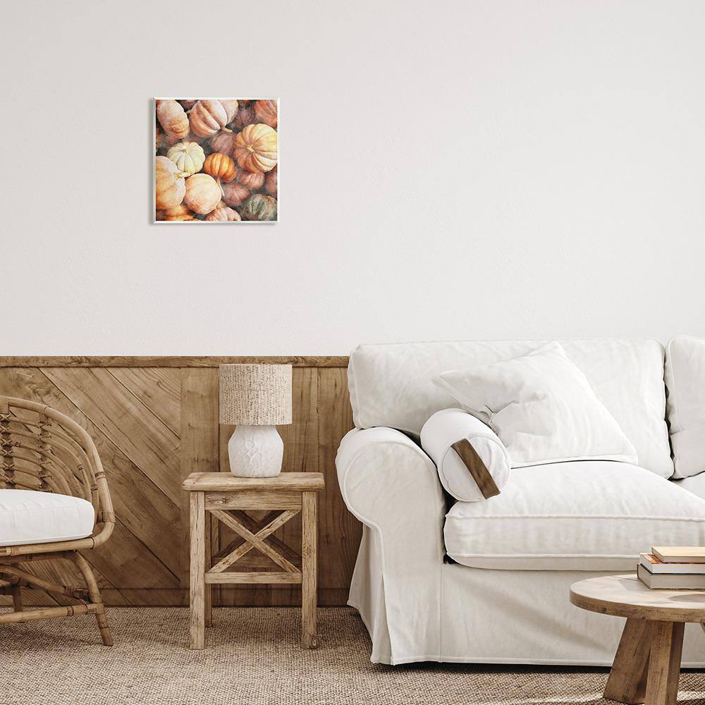 12" Fall Pumpkins and Gourds MDF Wood Wall Art