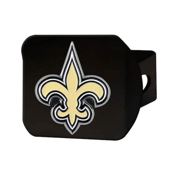 FANMATS NFL - New Orleans Saints 3D Color Emblem on Type III Black Metal Hitch  Cover 22589 - The Home Depot
