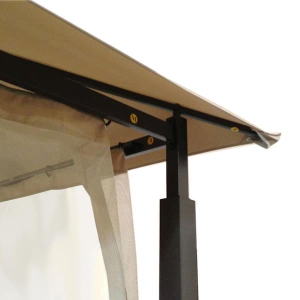 Garden Winds RipLock 350 Beige Replacement Canopy Top Cover and