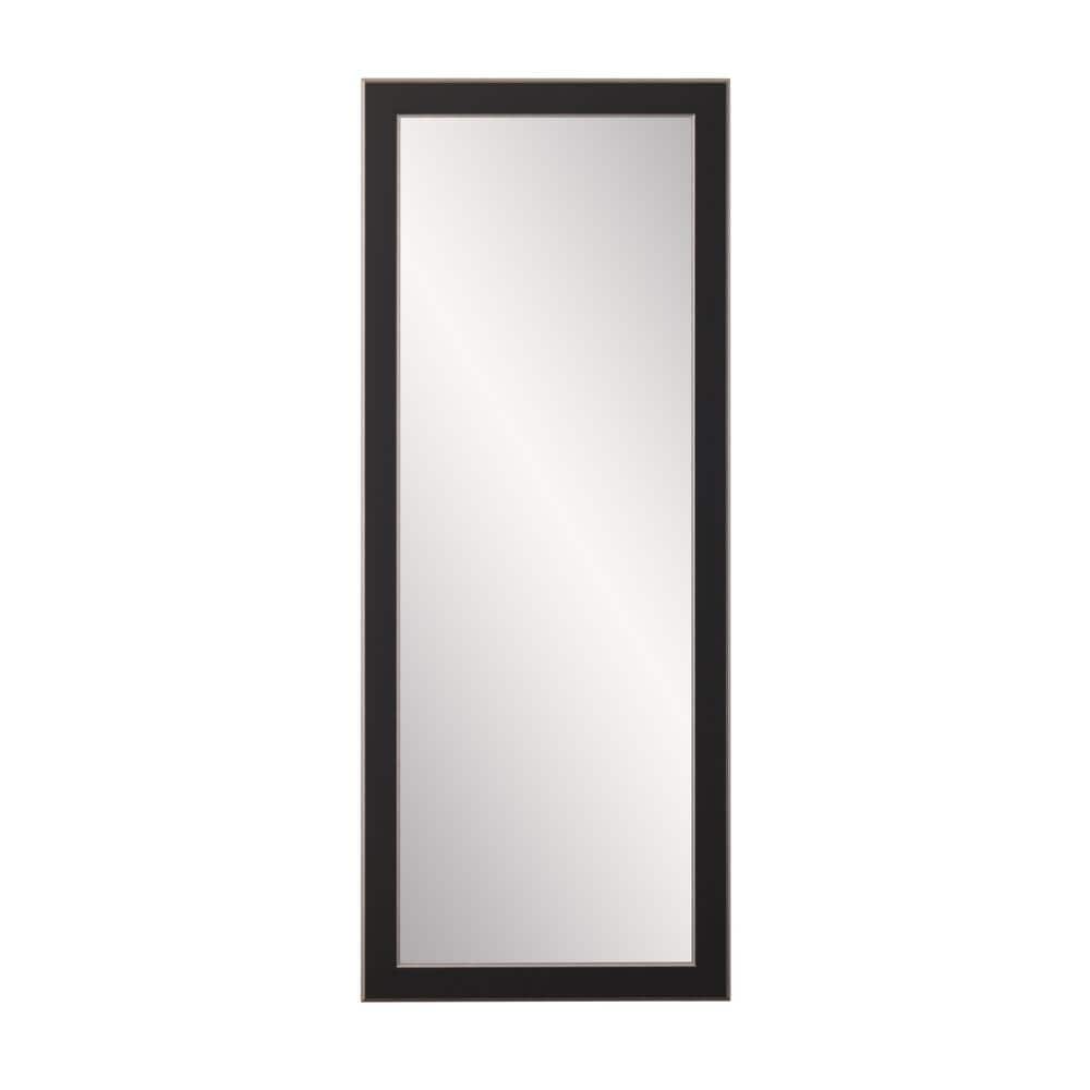 BrandtWorks Oversized Black/Silver MidCentury Modern Mirror (70.5 in