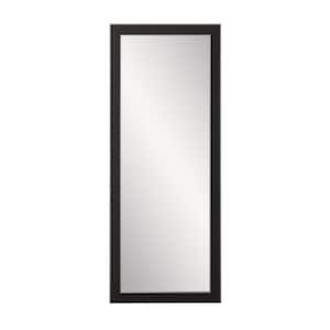 Oversized Black/Silver Mid-Century Modern Mirror (70.5 in. H X 25.5 in. W)