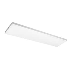 1 ft. x 4 ft. 40-Watt Dimmable White Integrated LED 4000 Lumens Frameless Flat Panel with Color Change 3CCT
