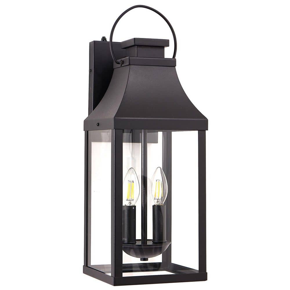 20 in. Black Outdoor Coach Sconce Wall Light Porch Light Patio Light - Dusk to Dawn Sensor, E12 Base, No Bulb Included price history on PriceWatchPro