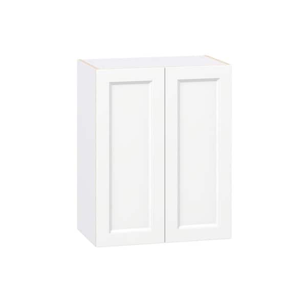 Laramie 24 in. W x 14 in. D x 30 in. H Assembled Wall Kitchen Cabinet in Painted Bright White