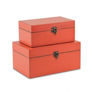Bernadette 4.5 QT-Quart Storage Box in Pink 2 -Pack