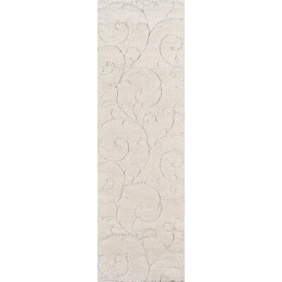 Charlotte Ivory 2 ft. 3 in. X 7 ft. 6 in. Indoor Runner Rug