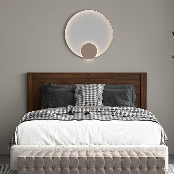 Polifurniture Juliette Walnut Queen-Size Panel Headboard