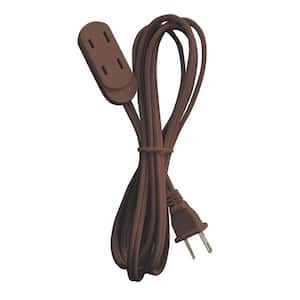 6 ft. 16/2 Indoor Cube Tap Extension Cord, Brown