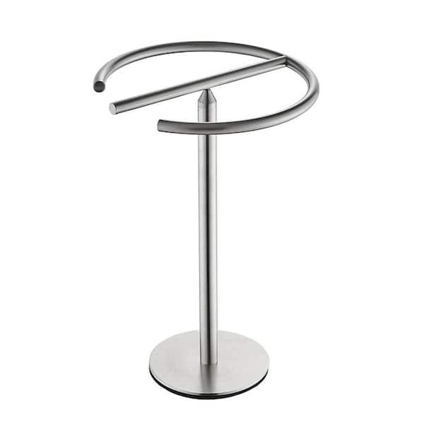 ACEHOOM Countertop Towel Rack Holder in Silver