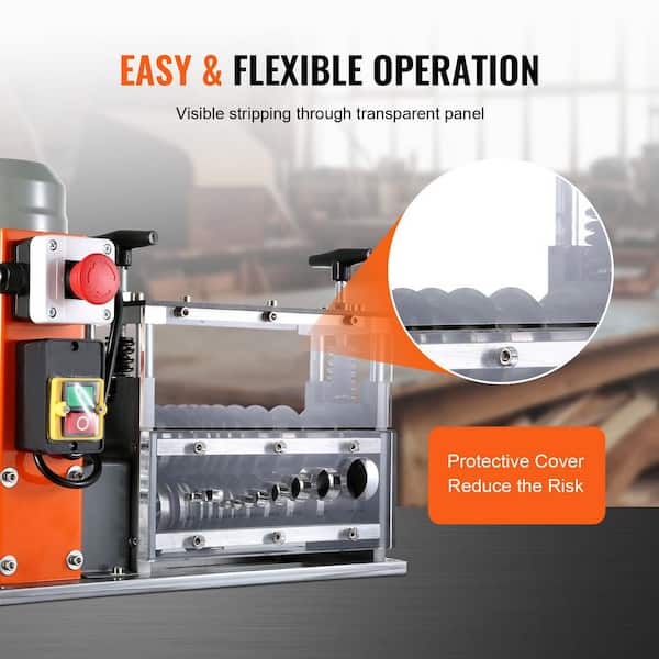 SKYSHALO Automatic Wire Stripping Machine, 0.06-1.26 in
