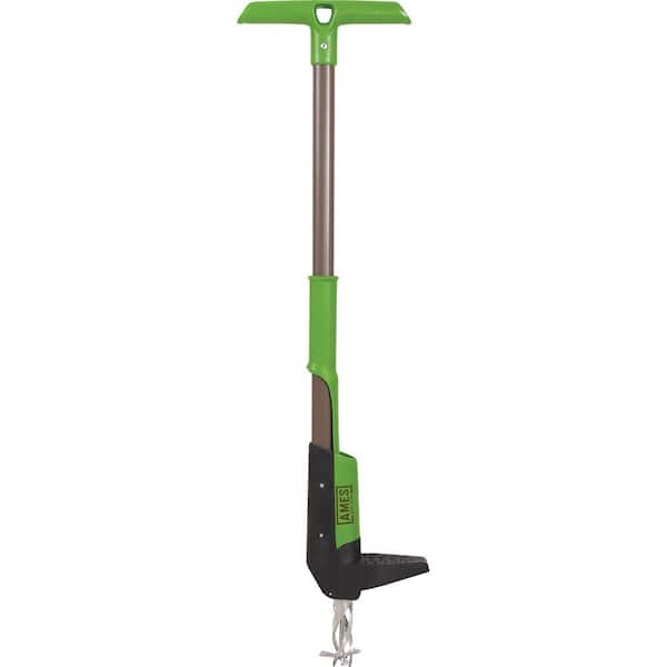 38 in. Weed Puller, 5 Claws Manual Weeder Stand Up Weed Remover, Metal Weed  Removal Garden Weeding Tool