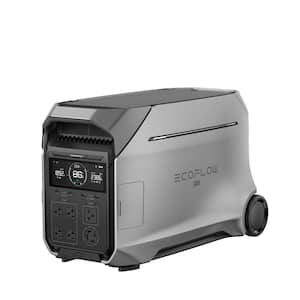 4096Wh DELTA Pro 3,4000-Watt Output, LFP Power Station, Home Backup, Camping, Push-Button Start Battery Generator