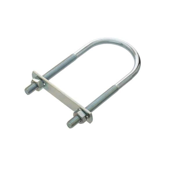 Everbilt 5/16 in. x 2-9/16 in. x 5-3/16 in. Coarse Zinc-Plated Steel U-Bolt with Nut and Strap