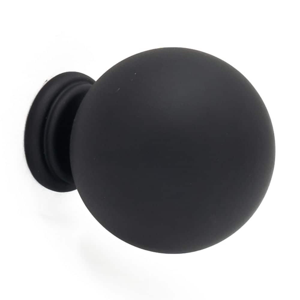The Perfect Ball Knob 1-1/4 in. (32 mm) Classic Matte Black Round Cabinet Knob price history on PriceWatchPro