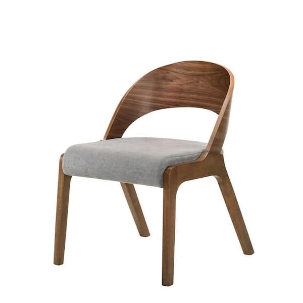 Runyon Modern Grey Fabric Dining Chairs (Set of 2)