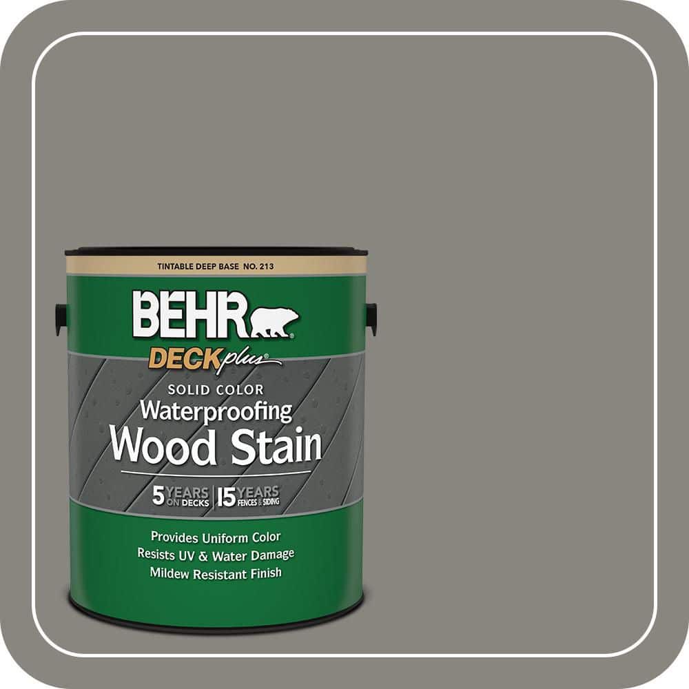 common divisor フーディ グレー BEHR DECKplus 1 gal. #SC-137 Drift Gray Solid Color Waterproofing
