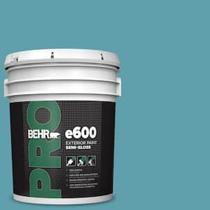 5 gal. #BIC-53 Turquoise Semi-Gloss Exterior Paint